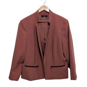 Nine West Taylor Sophisticated Blazer Mauve Size 18W Like New